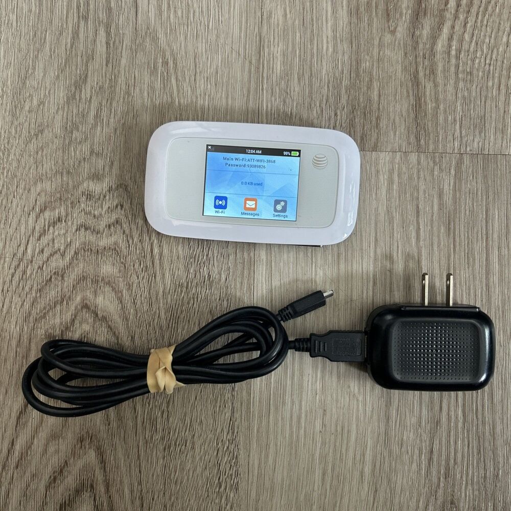 AT&T Velocity MF923 Mobile Hotspot Wireless Modem Router Broadband Device White